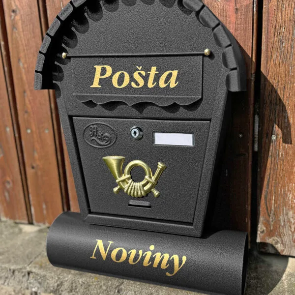 Poštovní schránka Antracitová T2