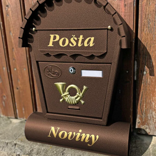 Poštovní schránka Hnědá T2