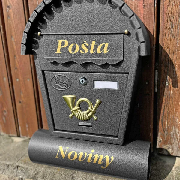 Poštovní schránka Šedá T2