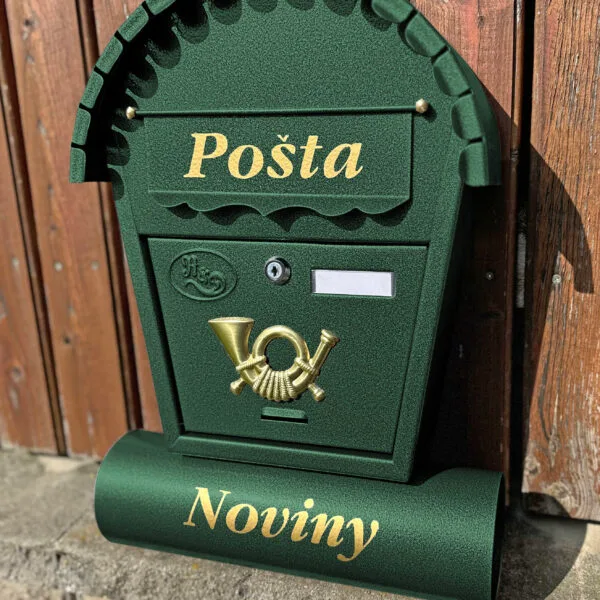 Poštovní schránka Zelená T2