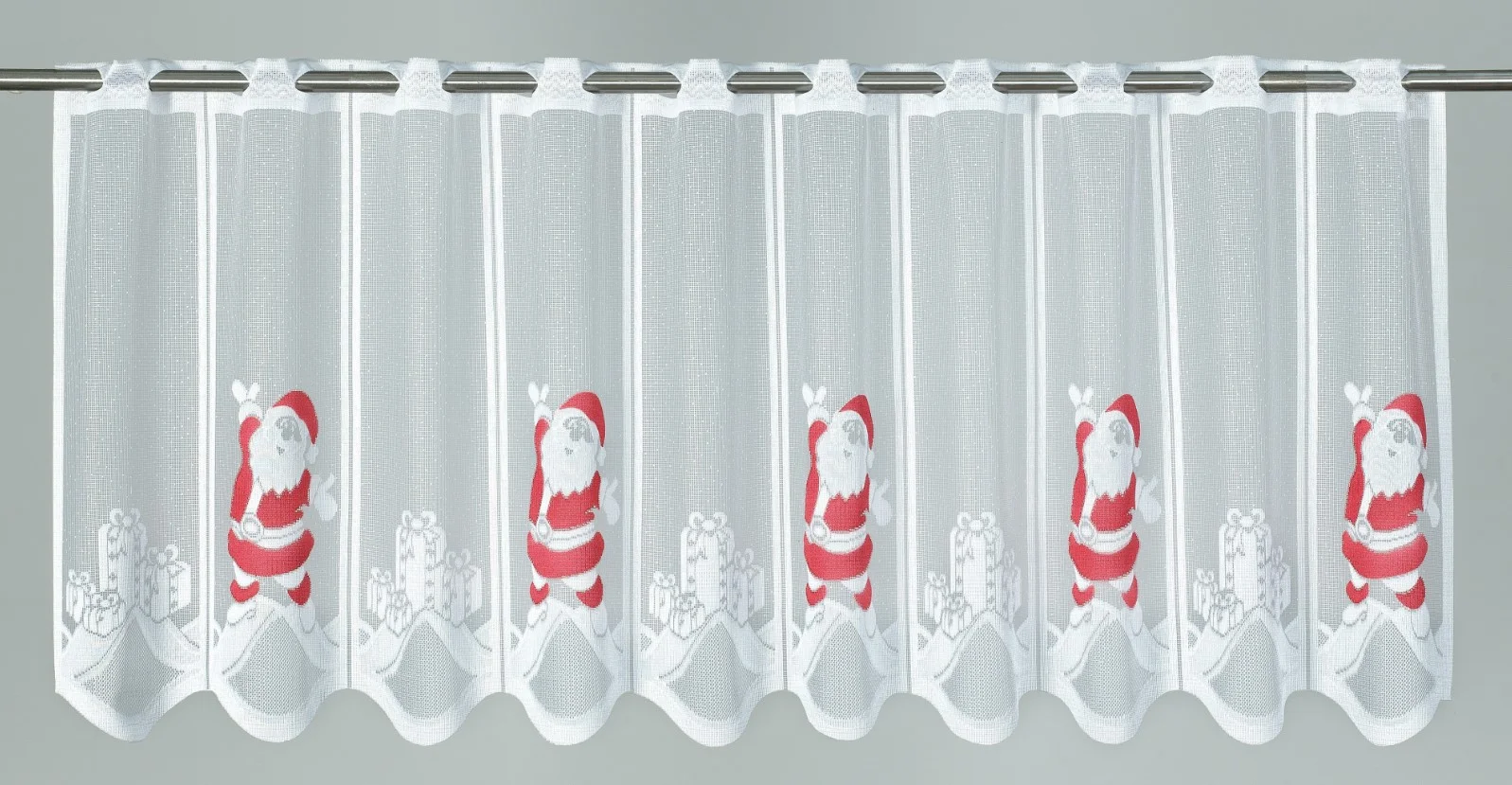 Vánoční záclona Santa 50x140