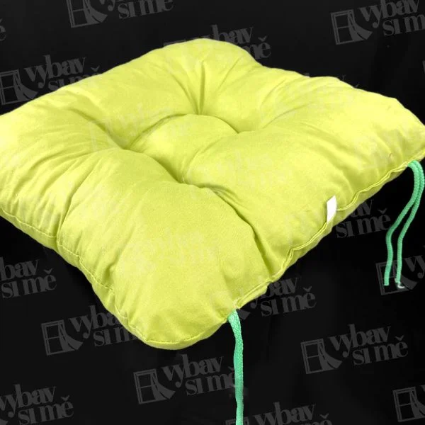 podsedák na židli světle zelený