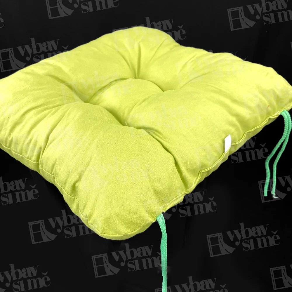 podsedák na židli světle zelený