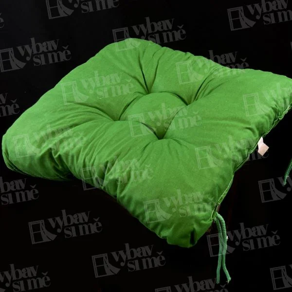 Podsedák na židli v zelené barvě