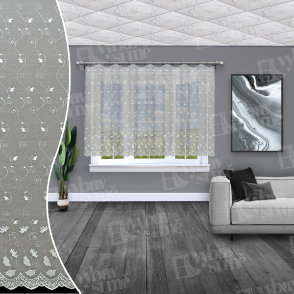 Metrážová záclona Oksana