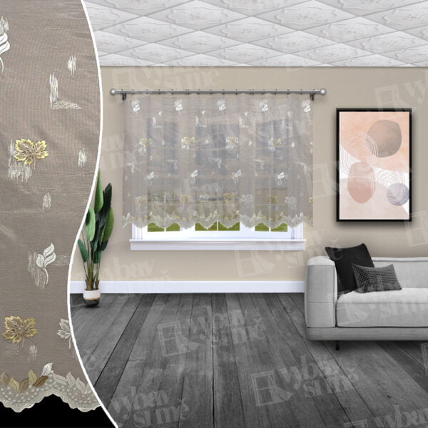 Metrážová záclona Leona