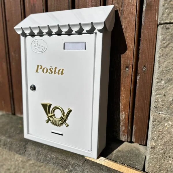 Poštovní schránka Bílá T7