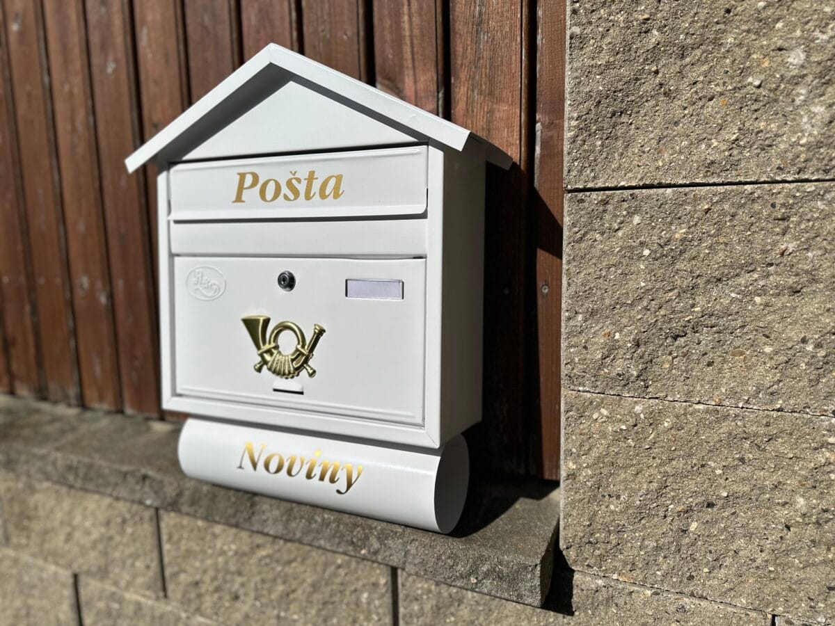 Poštovní schránka Bílá T3