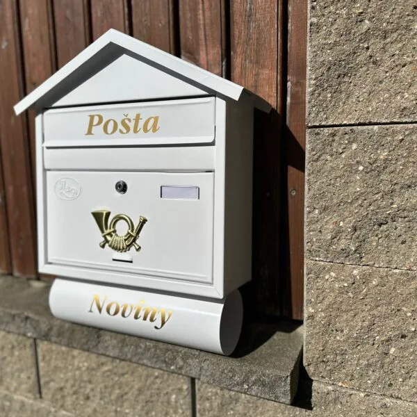 Poštovní schránka Bílá T3