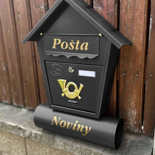 Poštovní schránka antracitová