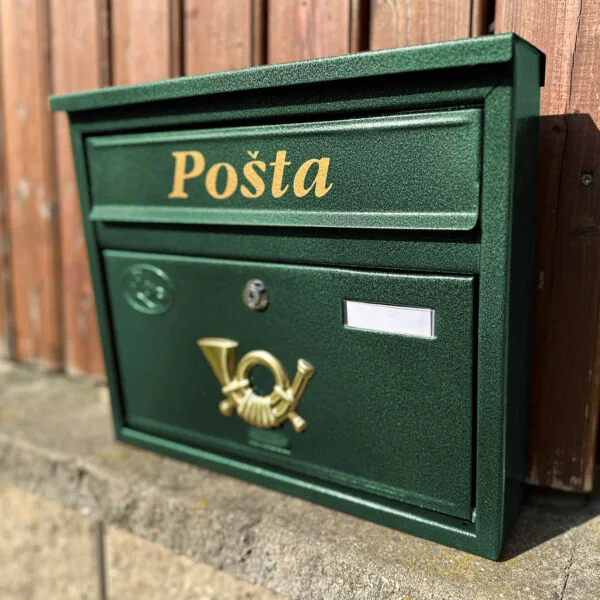 Poštovní schránka Zelená T11