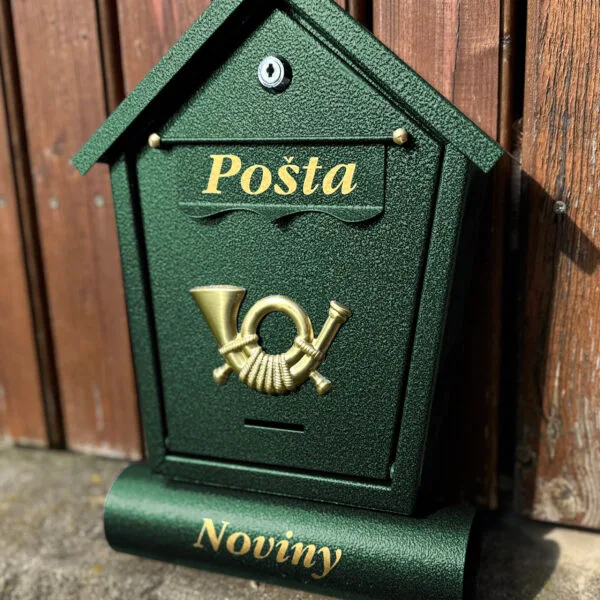 Poštovní schránka Zelená T6