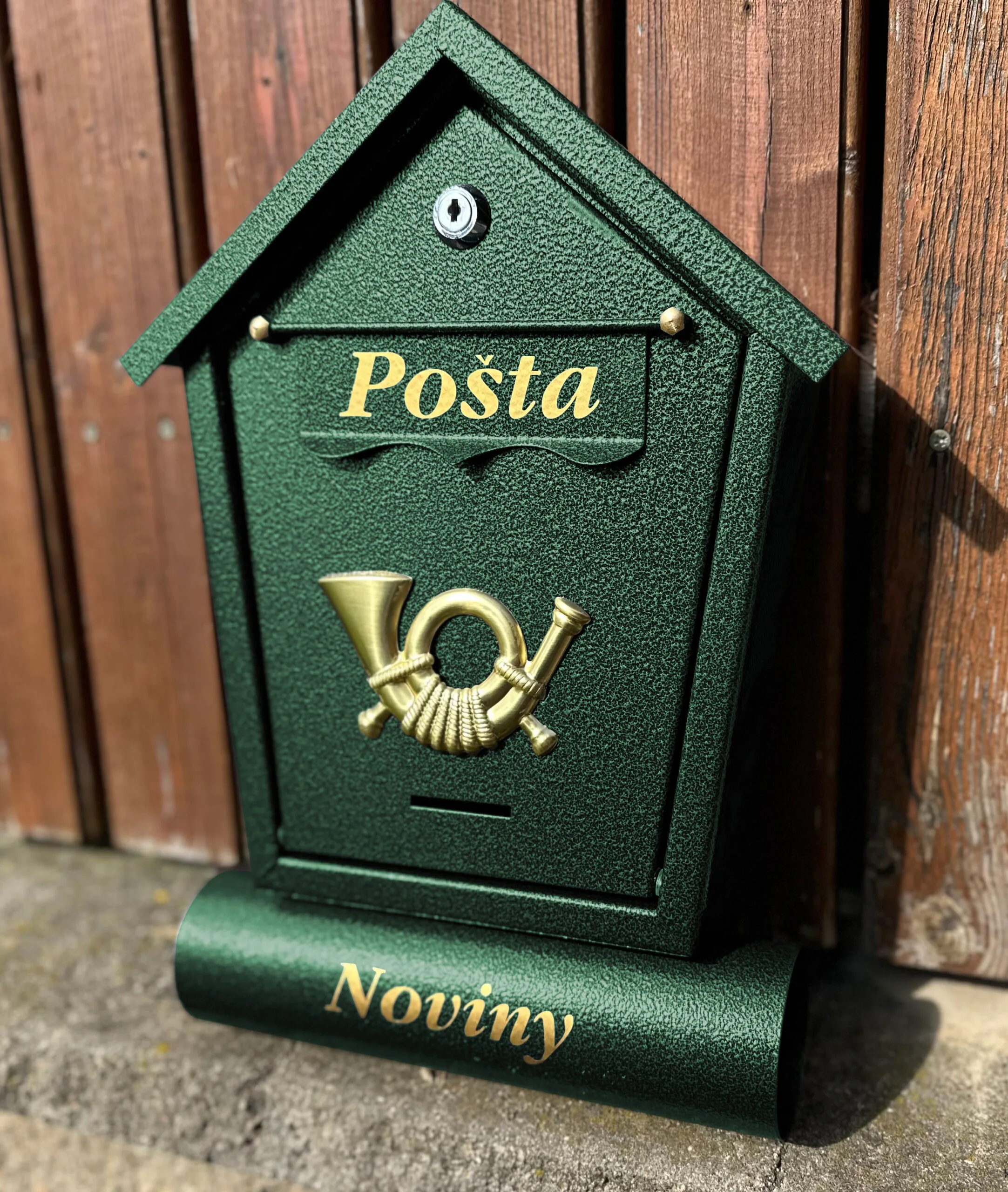Poštovní schránka Zelená T6