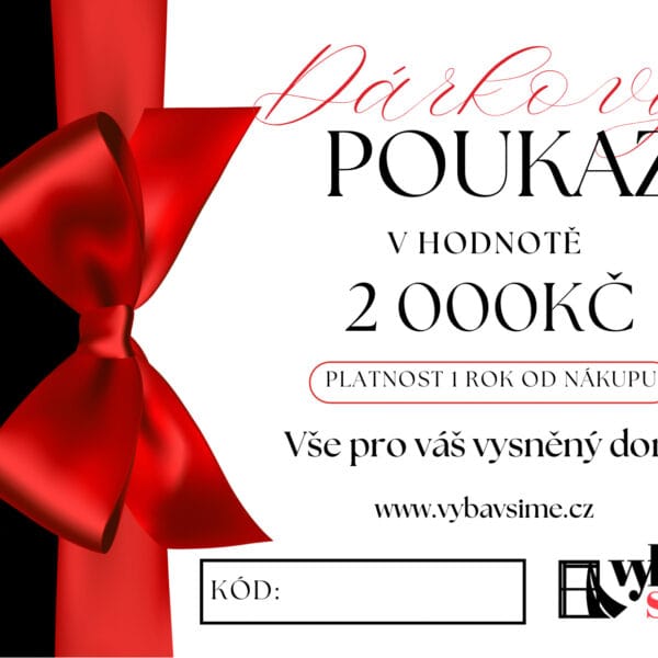 Dárková poukázka 2000