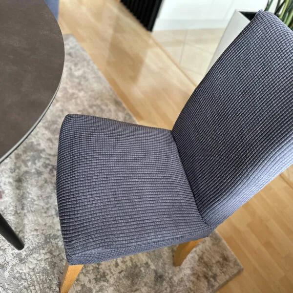 Nepropustné potahy na židle - Tmavě šedá 6