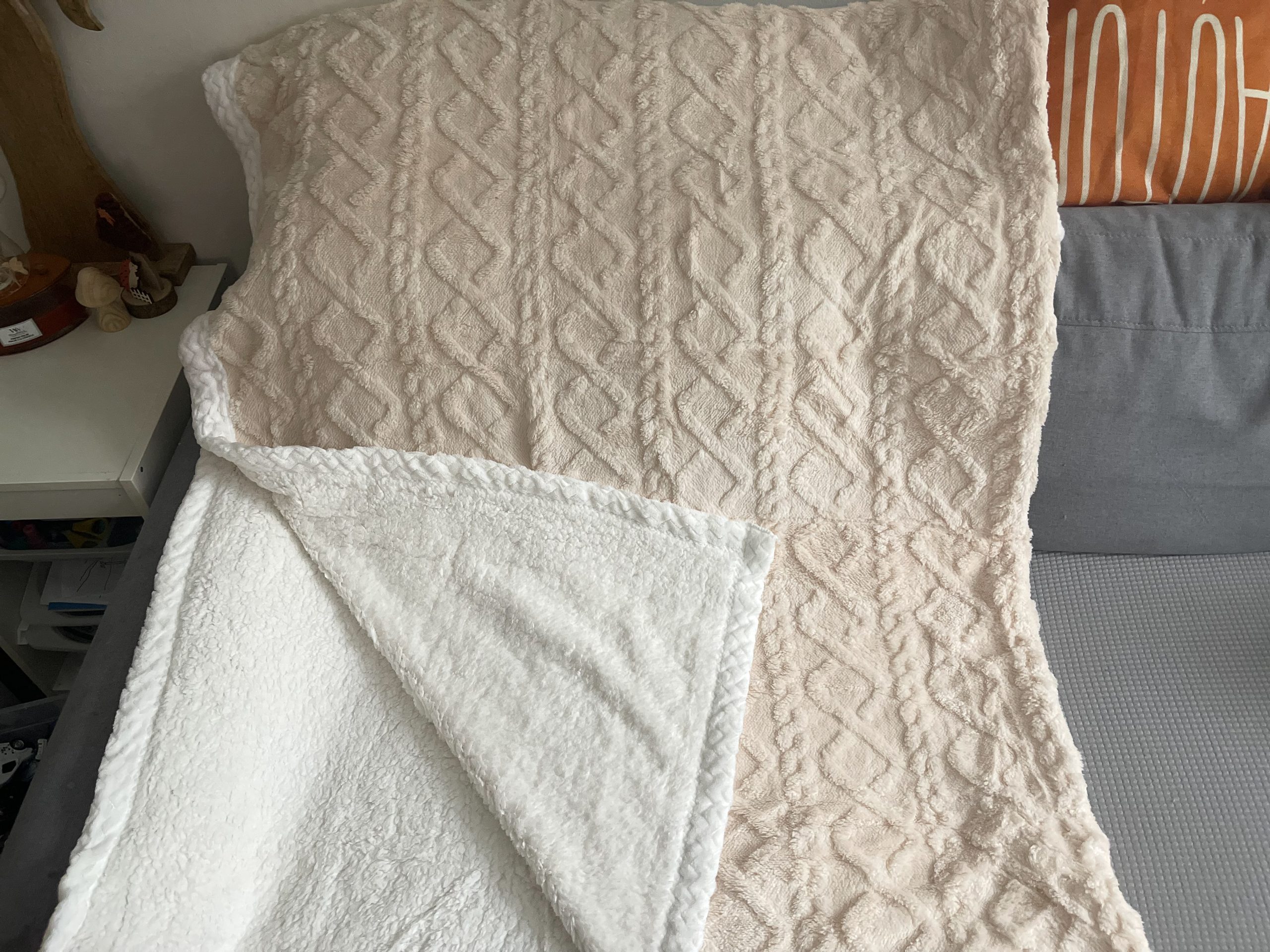 Beránková deka 150x200 cm Béžová