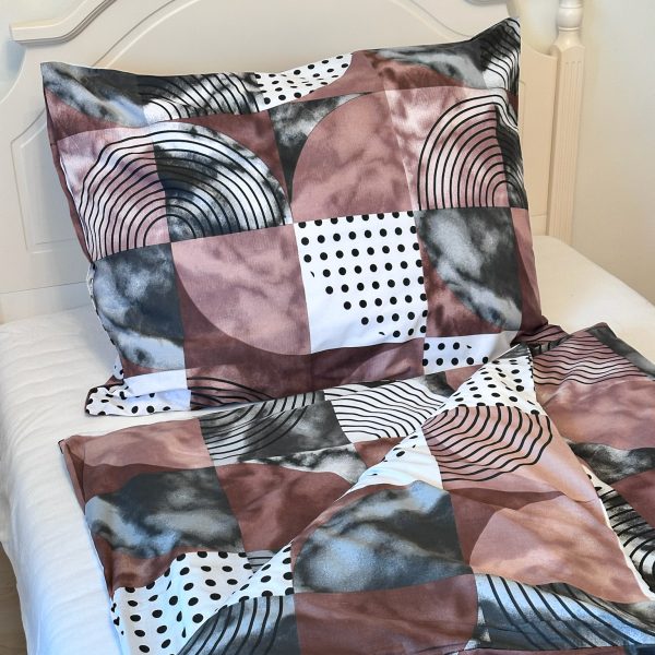 100 % Bavlněné povlečení Mramor Pink