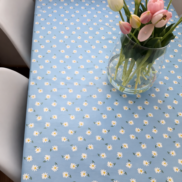 PVC ubrus Modré retro